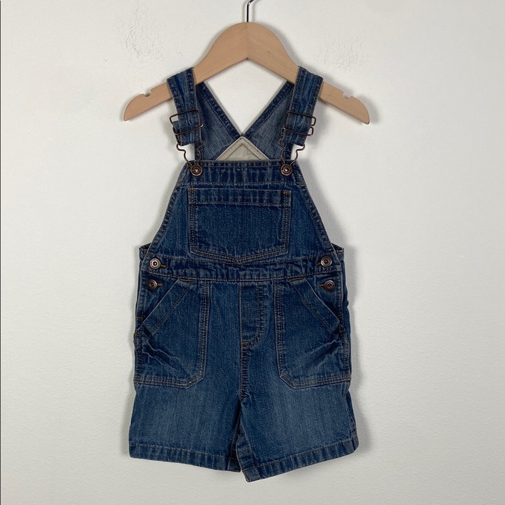 Genuine Kids By Oshkosh 24 Months Short Denim Overalls Summer‎ Casual Comfort